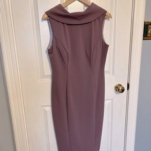 Connected Apparel | Cowl Neck, Sleeveless Dress | Size 8 Lavender (Light Purple)